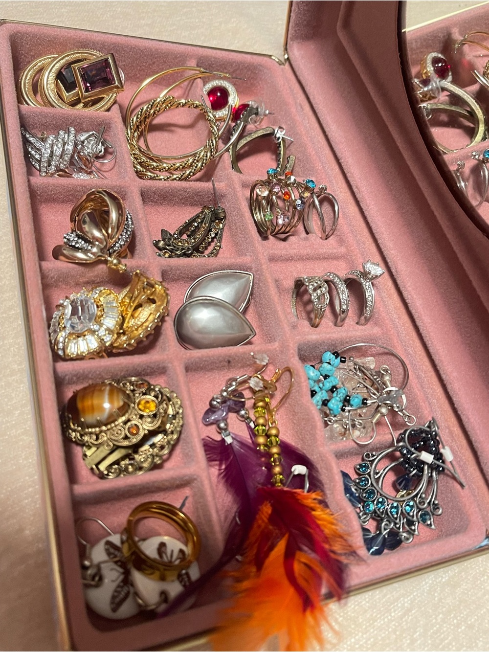 Earring Treasure Collection + Jewelry Box